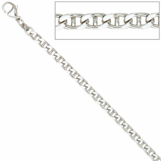Panzersteg-Armband 925 Silber 21 cm 4,4 mm