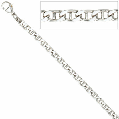 Panzersteg-Halskette 925 Silber 60 cm 4,4 mm – Bild 2