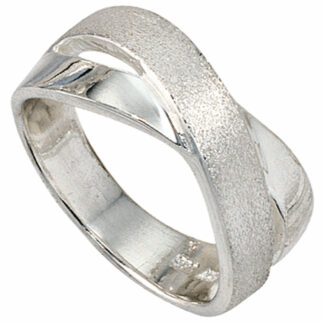 Ring 925 Silber/teilmattiert