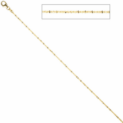 Criss-Cross-Kette 333 Gelbgold 1,3 mm 42 cm