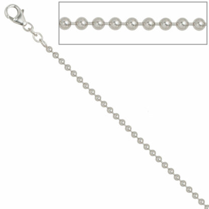 Kugelkette 925 Silber 2,5 mm 45 cm