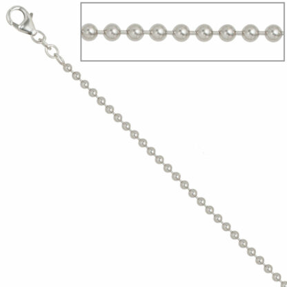Kugelkette 925 Sterling Silber 2,5 mm 50 cm