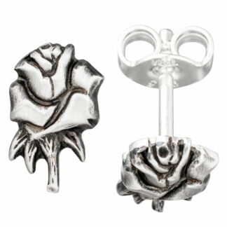 Ohrstecker "Rose" 925 Silber