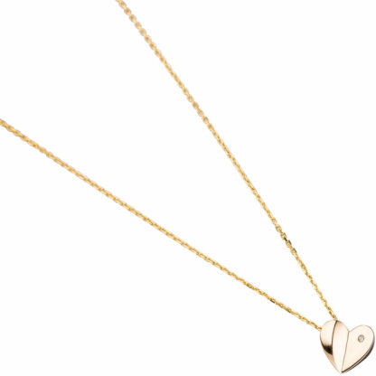 Anhänger "Herz" 585 Gelbgold mit Brillant – Bild 2