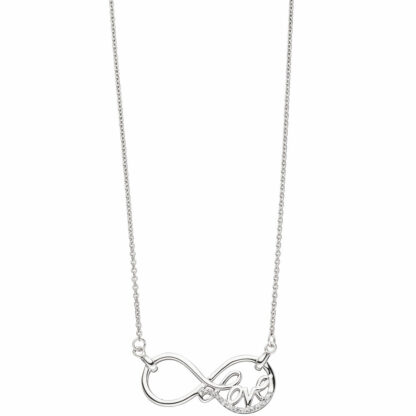 Collier "endless Love" 925 Silber mit Zirkonia weiß – Bild 2
