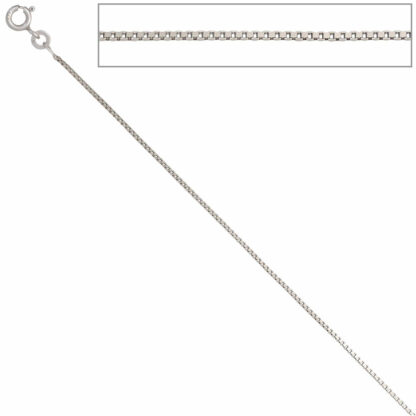 Venezianerkette 333 Weißgold 0,9 mm 42 cm