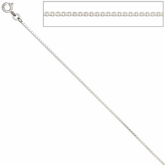 Venezianerkette 333 Weißgold 1,2 mm 42 cm