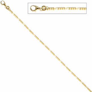 Figaro Armband 333 Gelbgold 1,7 mm 19 cm