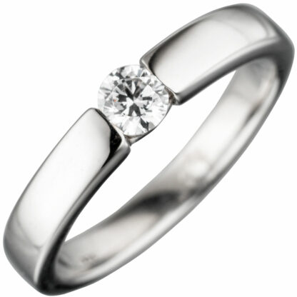 Ring 925 Silber mit Zirkonia weiß