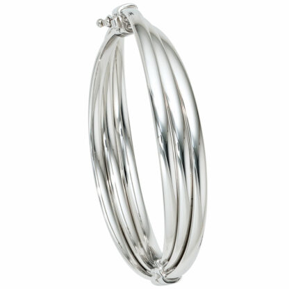 Armreif 3-reihig oval 925 Silber
