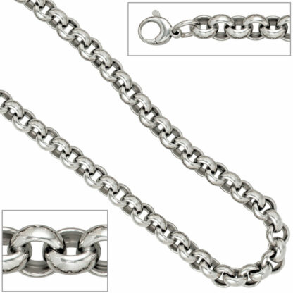 Erbskette/Collier 925 Silber 50 cm 10,1 mm