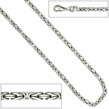 Königs-Armband 925 Silber 19 cm 3 mm – Bild 2