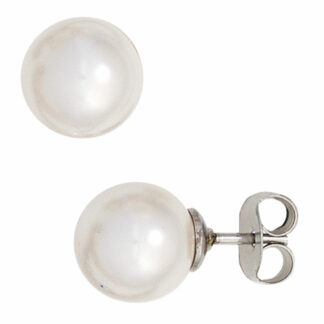 Ohrstecker Edelstahl mit SWAROVSKI Perlen creme