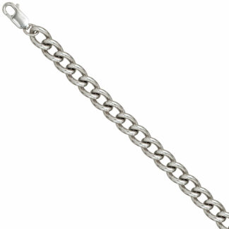 Panzer-Armband 925 Silber 20 cm 8,7 mm