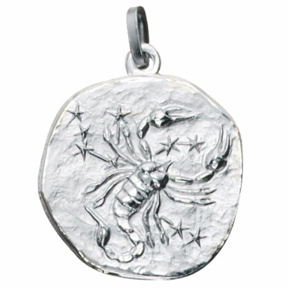 Anhänger Sternzeichen "Skorpion" 925 Silber rund
