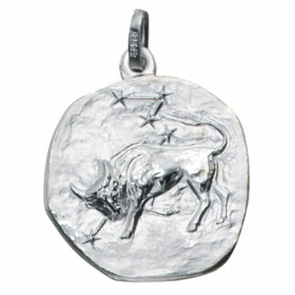 Anhänger Sternzeichen "Stier" 925 Silber rund