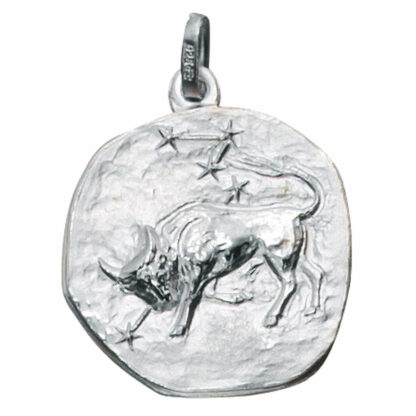 Anhänger Sternzeichen "Stier" 925 Silber rund