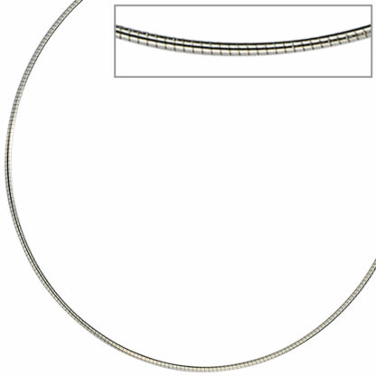 Halsreif Edelstahl 42 cm 1 mm