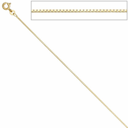 Venezianerkette 585 Gelbgold 1 mm 50 cm