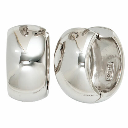 Creolen rund 925 Silber poliert