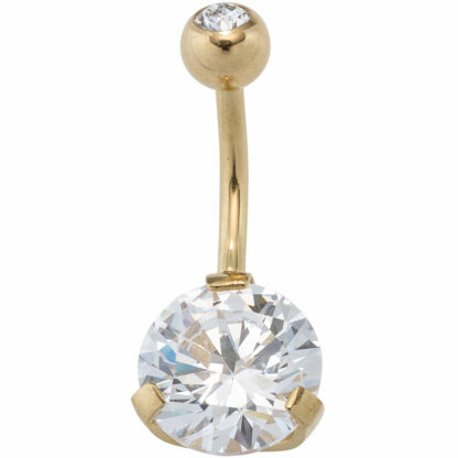 Piercing Edelstahl/PVD goldfarben SWAROVSKI ELEMENTS
