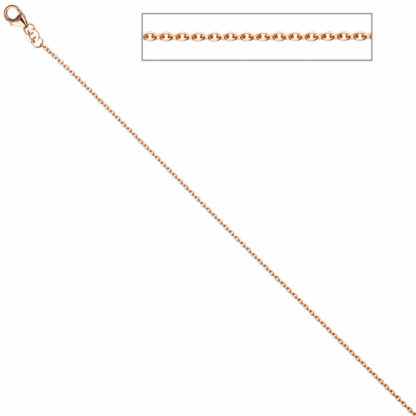 Ankerkette 333 Rotgold 1,4 mm 42 cm
