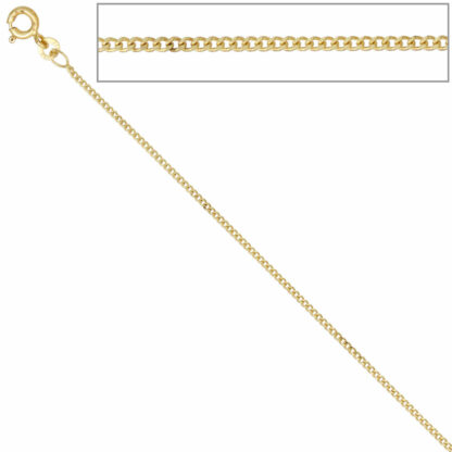 Panzerkette 333 Gelbgold 1,3 mm 50 cm