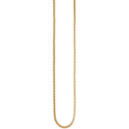 Collier 925 Silber/teilvergoldet 45 cm 2,8 mm – Bild 2