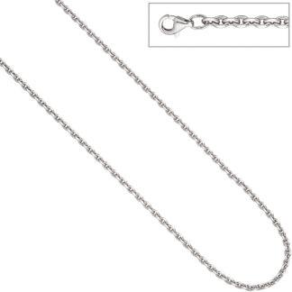 Ankerkette 925 Silber diamantiert 3,4 mm 50 cm