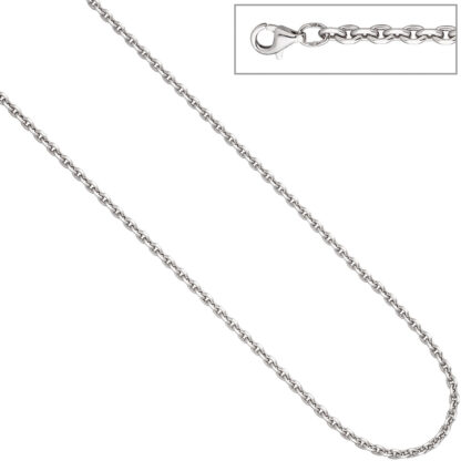 Ankerkette 925 Silber diamantiert 3,4 mm 55 cm