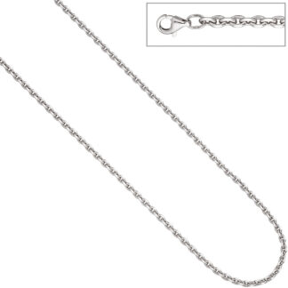Ankerkette diamantiert 925 Silber 3,4 mm 45 cm