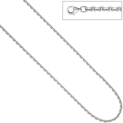 Ankerkette diamantiert 925 Silber 3,4 mm 45 cm