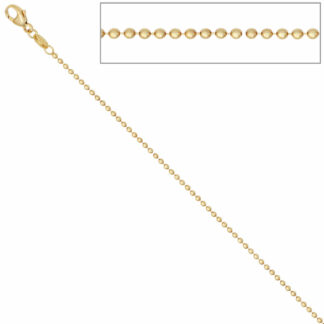 Kugelkette 585 Gelbgold 1,5 mm 45 cm