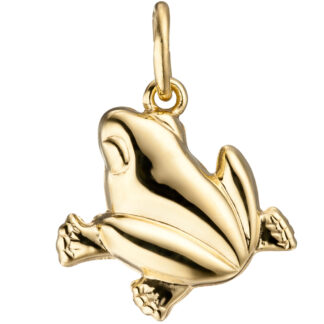 Anhänger "Frosch" 333 Gelbgold