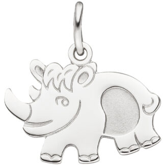 Anhänger "Nashorn" 925 Silber
