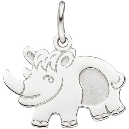 Anhänger "Nashorn" 925 Silber