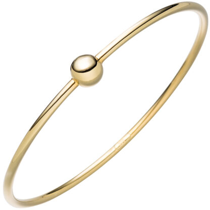 Armreif mit Schmuck-Kugel 925 Silber/vergoldet
