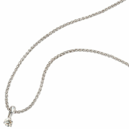 Anhänger 585 Weißgold mit Brillant 0,25 ct. – Bild 2