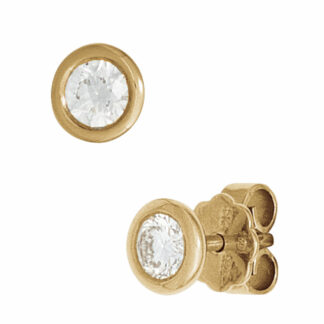 Ohrstecker 585 Gelbgold mit Brillant 0,10 ct.