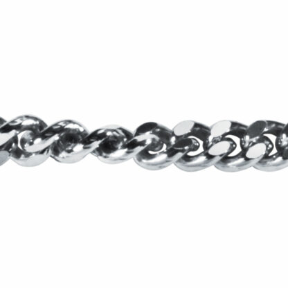 Panzerkette 585 Weißgold 1,5 mm 40 cm – Bild 3