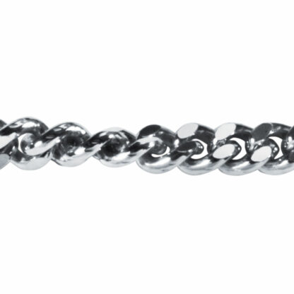 Panzerkette 585 Weißgold 1,5 mm 45 cm – Bild 3