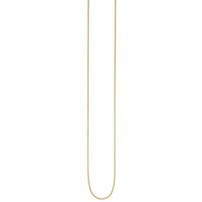 Panzerkette 925 Silber/vergoldet 1,3 mm 45 cm – Bild 2