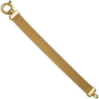 Armband "Milanaise" 925 Silber/vergoldet 20 cm