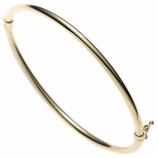 Armreif oval 585 Gelbgold
