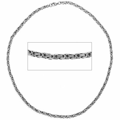 Collier/Königskette Edelstahl 50 cm 4,5 mm