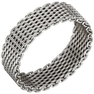 Ring "Milanaise" 925 Silber 6 mm