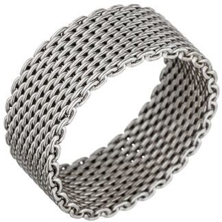 Ring "Milanaise" 925 Silber 8 mm