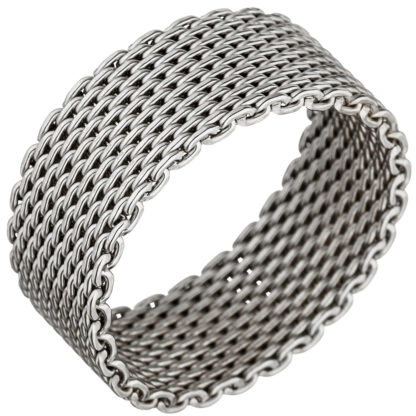 Ring "Milanaise" 925 Silber 8 mm