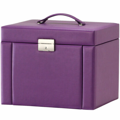 Sacher Schmuckkoffer Lederimitat violett – Bild 2