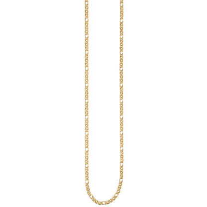 Zwillings-Panzerkette 585 Gelbgold 3 mm 45 cm – Bild 2